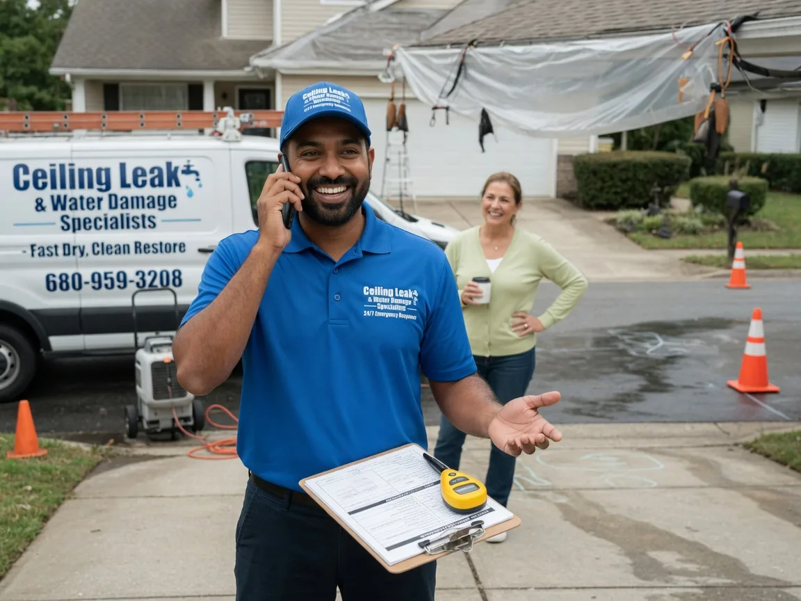 Ceiling Leak Cleanup Perkiomenville, PA FAQs